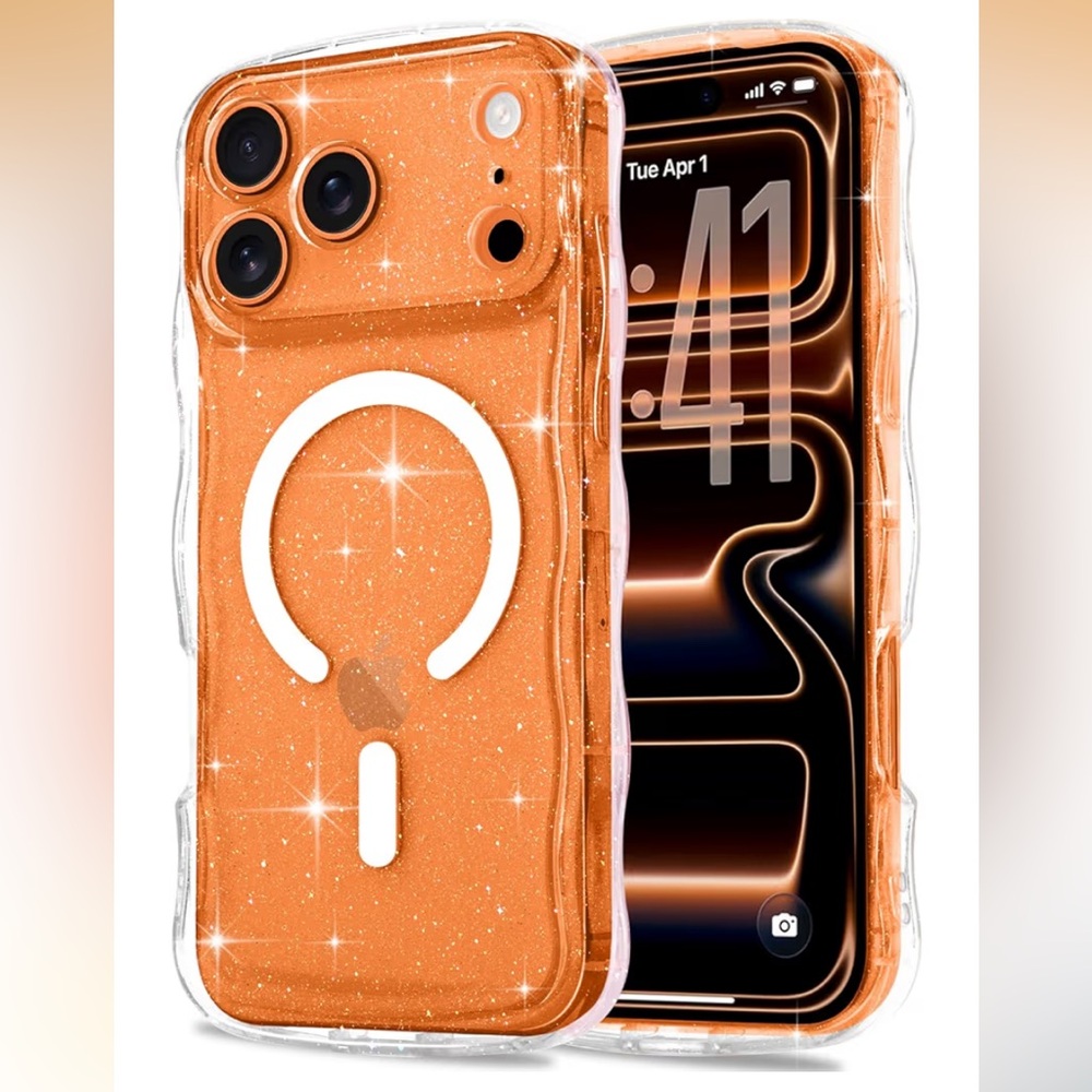 Clear Glitter iPhone 17 Pro Max Phone Case